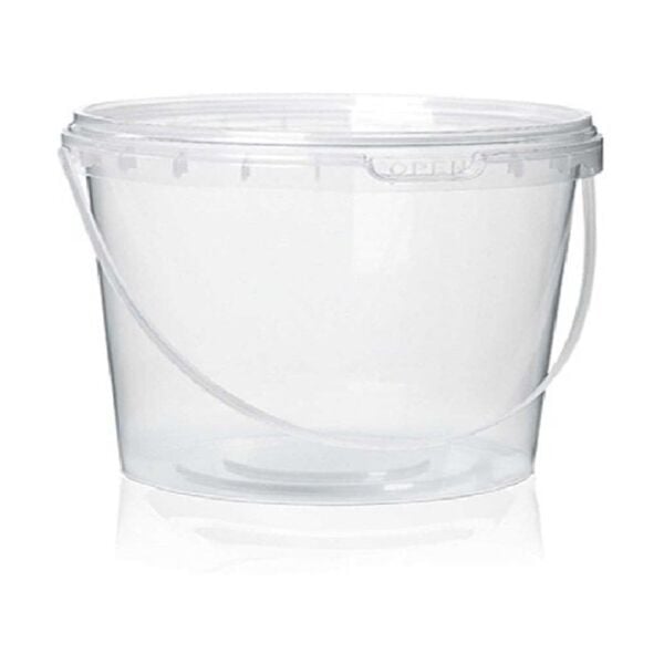 Clear Plastic Bucket 500 g 50 pcs