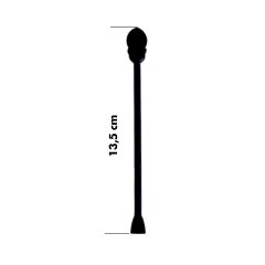 Tıkaçlı Karıştırıcı Büyük (16 Oz) 13,5 CM SİYAH 500 ADETLİ PAKET