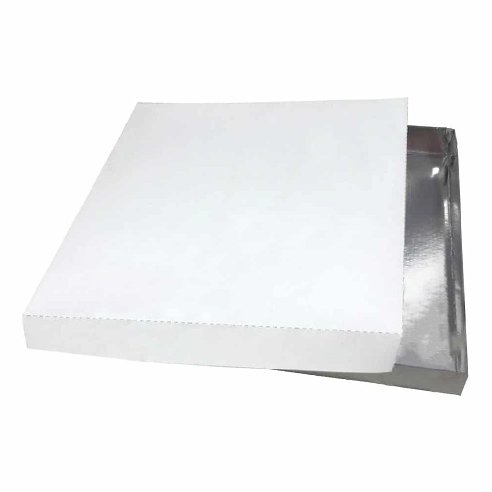 Box Multi-Purpose Separate Cover Foil Unprinted 33x33x4 Cm 100 Pieces