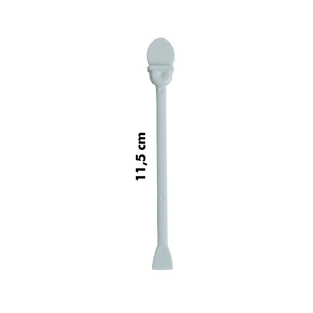 Tıkaçlı Karıştırıcı Orta 11,5 CM BEYAZ 500 ADETLİ PAKET