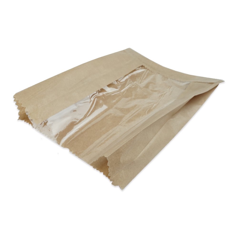 ქაღალდის პაკეტი ფანჯრით  24x33x5 სმ