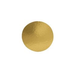 Золотая картонная подложка для торта Ø 18 см 100 шт.