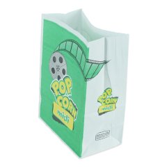 Pouch Popcorn Midi 15x20x8 Cm White Kraft