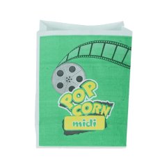 Pouch Popcorn Midi 15x20x8 Cm White Kraft