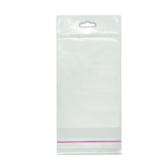 Opp Tape Transparent Bag with Hanger 22x42 Cm (1000 Pcs)