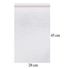 Opp Tape Transparent Bag 28x45 Cm (1000 Pcs)