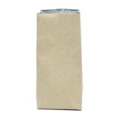 Side Gusseted Bag Kraft Aluminum 7.5x20x4 Cm 250 PIECE PACKAGE
