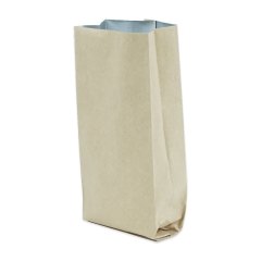 Side Gusseted Bag Kraft Aluminum 7.5x20x4 Cm 250 PIECE PACKAGE