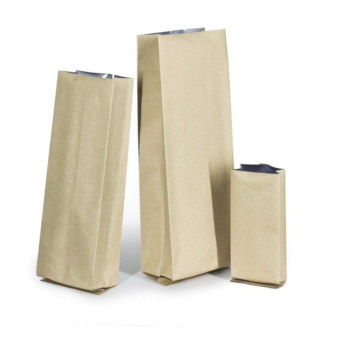Yan Körüklü Torba Kraft Alüminyum 12,5x40x8 Cm 500 ADETLİ PAKET
