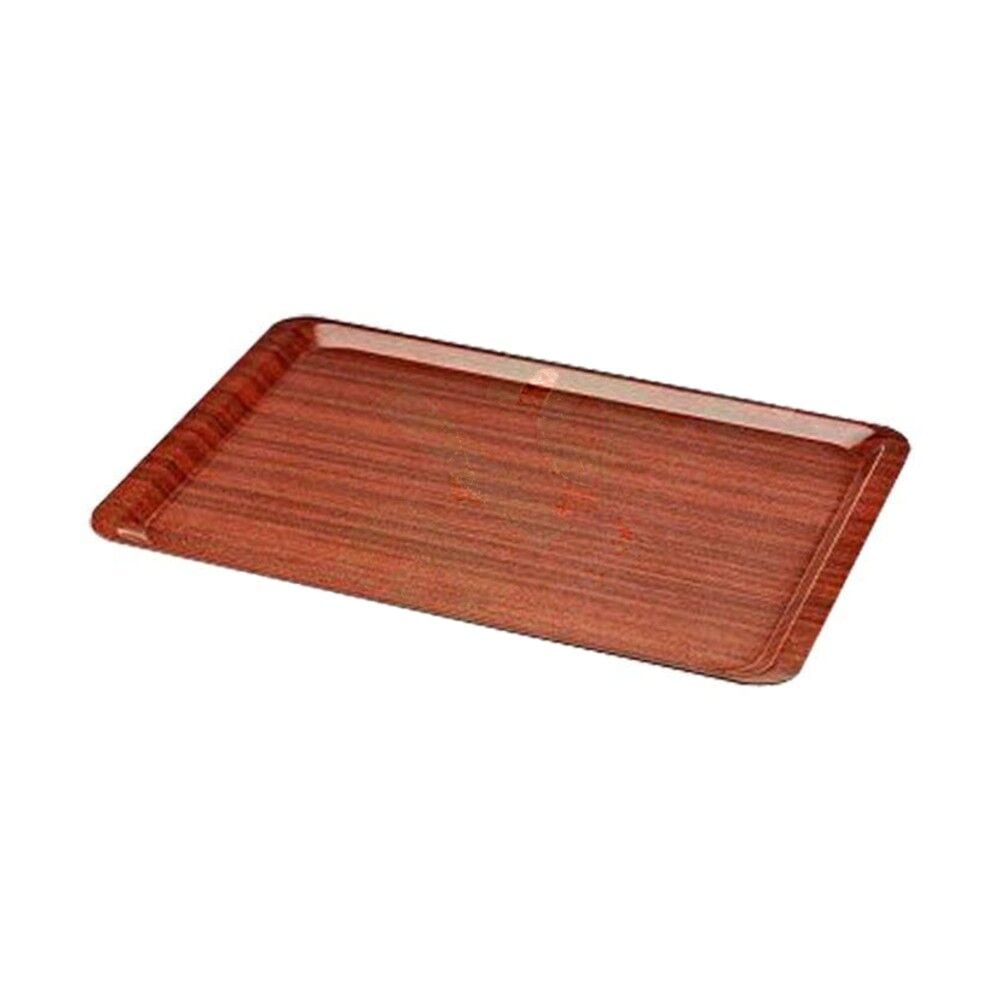 Tepsi Fastfood Plastik 37x53 Cm Ahşap Desenli Kaymaz 1 adet
