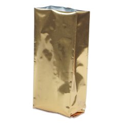 Side Gusseted Bag Gold Aluminum 10x25x6 Cm 1500 Pieces