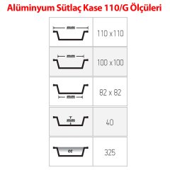 Aluminum Rice Pudding Bowl 100 Pieces