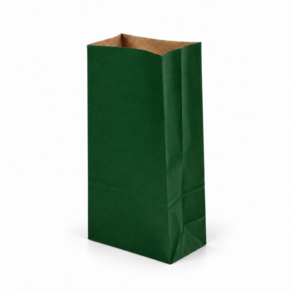 Kese Kağıdı Kraft Kare Dipli Yeşil 15x29x8 cm 1200 ADET