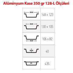 Alüminyum 350 Gr Kap