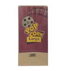 Pouch Popcorn Large 15x28x8 Cm Kraft