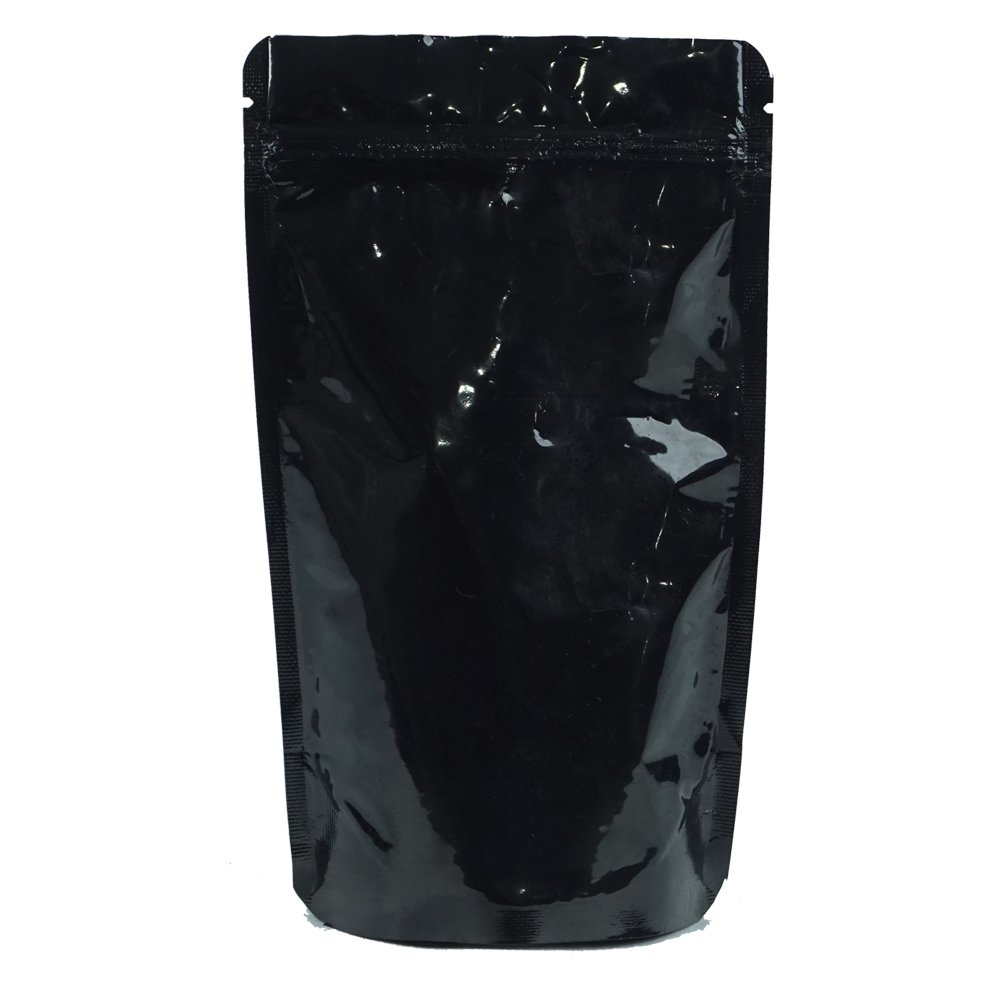 Locked Doypack Black Aluminum 11x18.5x3.5 Cm