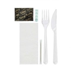 Yemek Seti 6 Lı Lüks Çtl,Bçk,Pçte,Kol.Mendil,Kürd