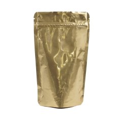 Locked Doypack Gold Aluminum 16x27x4 Cm
