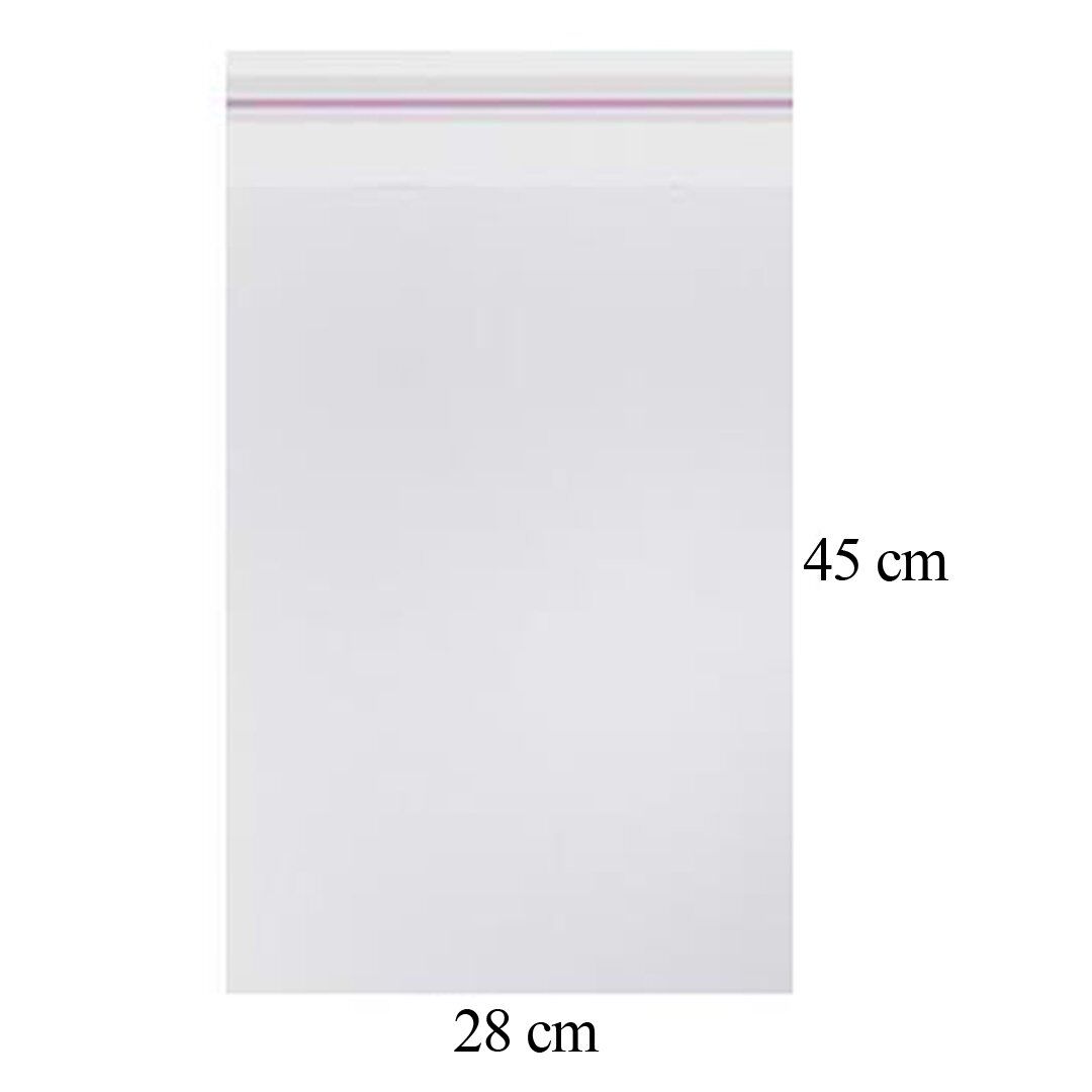 Opp Bantlı Şeffaf Poşet 28x45 Cm (1000 Ad)