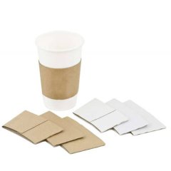 Cup Holder Sleeve Cardboard 8 Oz 2000 Pieces