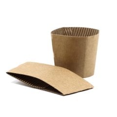 Картонная крышка-держатель для стаканов 12 Oz Kraft, 