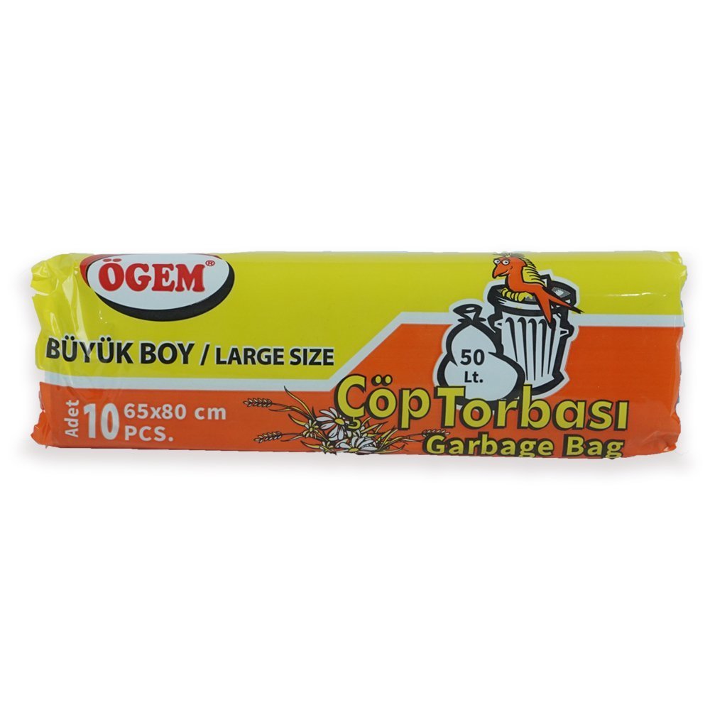 Garbage Bag 65x80 Cm Large PACK OF 50 PIECES