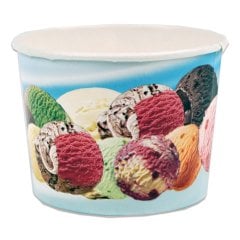 Cardboard Ice Cream Container 200cc Standard 100 pieces