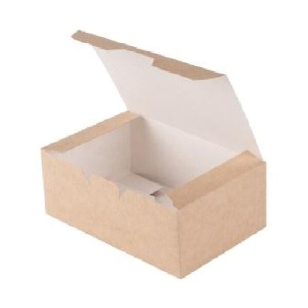 Nugget Box Large 22x12x8 cm KRAFT, 100 pcs