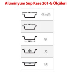 Aluminum Sup Bowl 100 Pieces