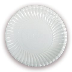 Plate Cardboard Diameter 19 Cm Market 100 Pieces