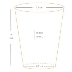 Bardak Kademeli 160 Cc Kristal Model