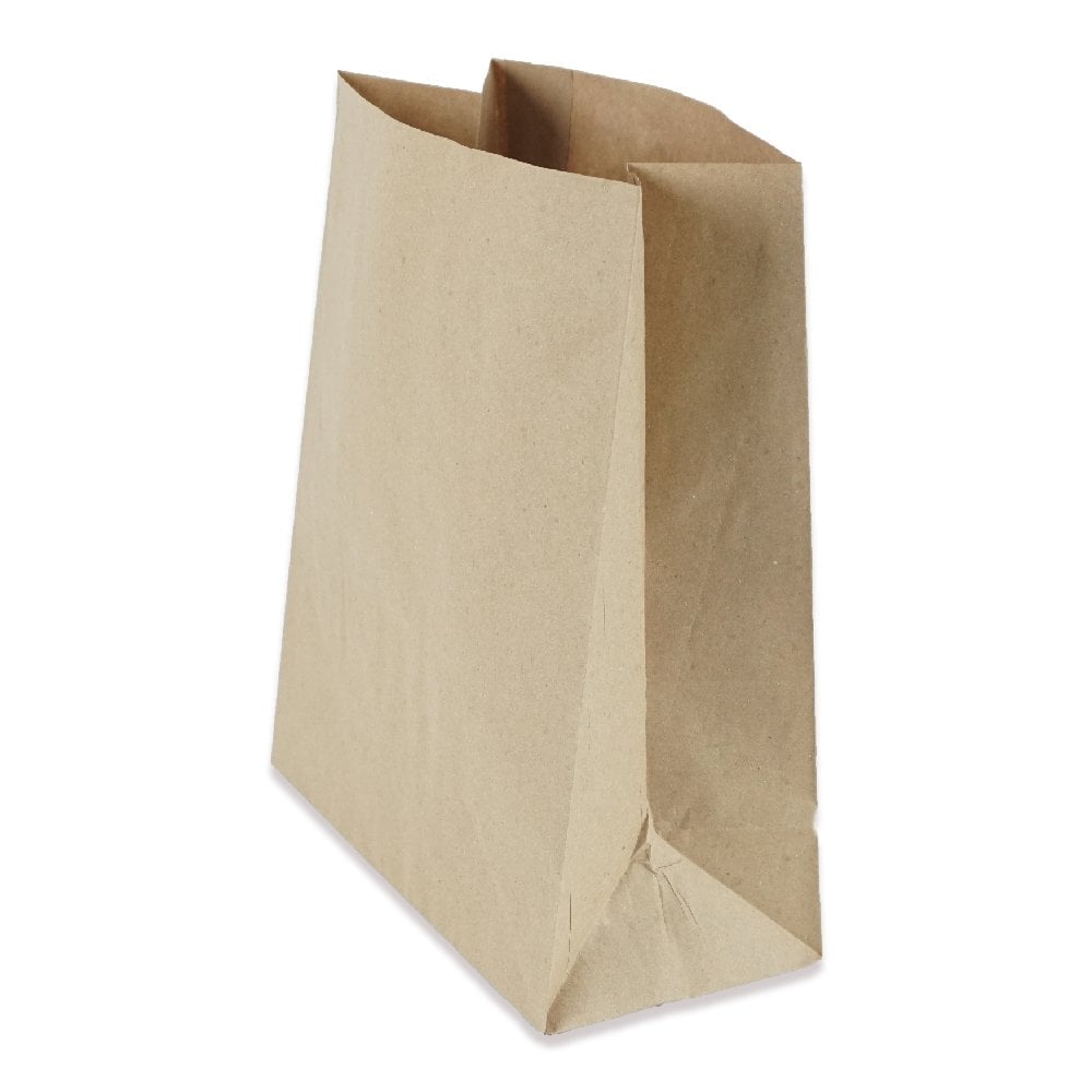 კრაფტის ჩანთა 22x28x11 სმ კვადრატული ქვედა