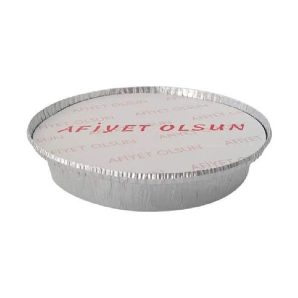 Aluminium Kunefe Container, 100 pcs