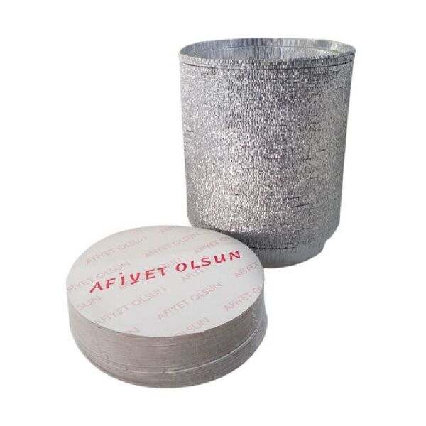 Aluminium Kunefe Container, 100 pcs