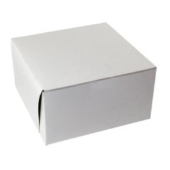 Box Cake Chrome Cardboard 29x29x18 Cm 50 Pieces