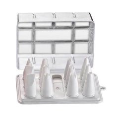 Plastic Socket Set 12 Piece White