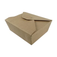 Meal Box Kraft 53 Oz 150x190x65 Mm 50 Pieces