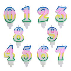 Cake Candle Numbered 0 to 9