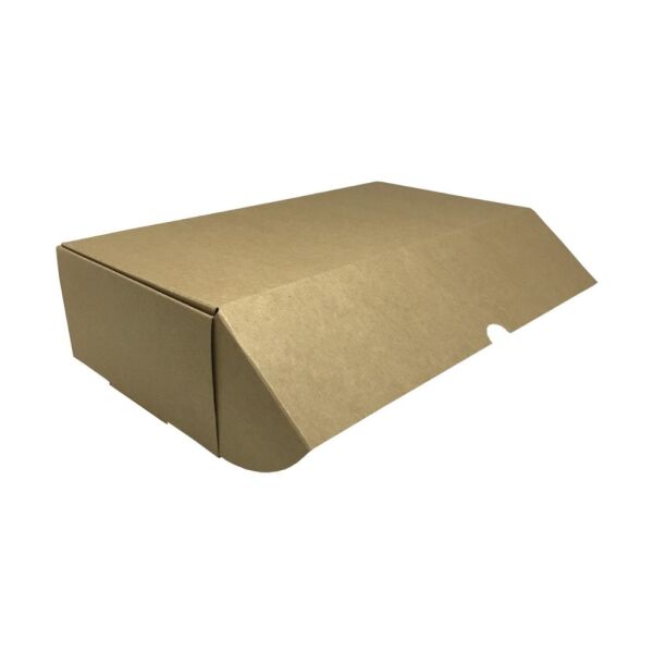 მენიუს ყუთი, პატარა, 14x26x7,5 სმ, KRAFT, 100 ცალი