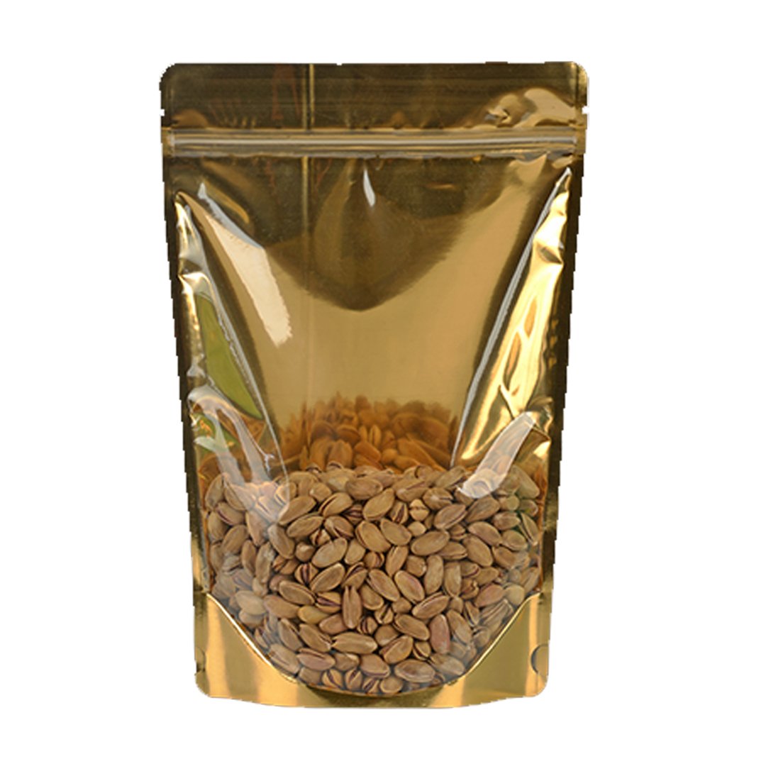 ჩაკეტილი Doypack Gold Metalized Cpp 20x30x5 სმ