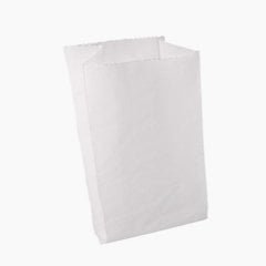 Белый сульфитный пакет 22x41x10 см