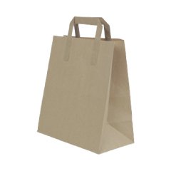 Çanta Kraft 25x28x14 Cm Düz Sap 5 KOLİ ( 2500 ADET )