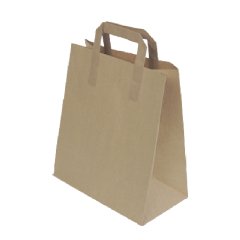 Çanta Kraft 25x28x14 Cm Düz Sap 5 KOLİ ( 2500 ADET )