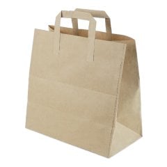 Çanta Kraft 30x28x16 Cm Düz Sap 5 KOLİ ( 2000 ADET )