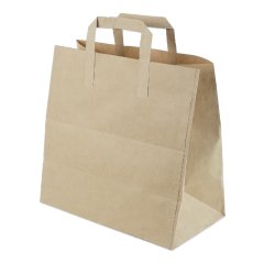 Çanta Kraft 30x28x16 Cm Düz Sap 5 KOLİ ( 2000 ADET )
