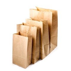 Kraft Pouch 25x38x16 Cm Square Bottom