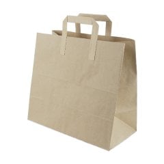 Çanta Kraft 32x31x18 Cm Düz Sap 50 ADETLİ PAKET