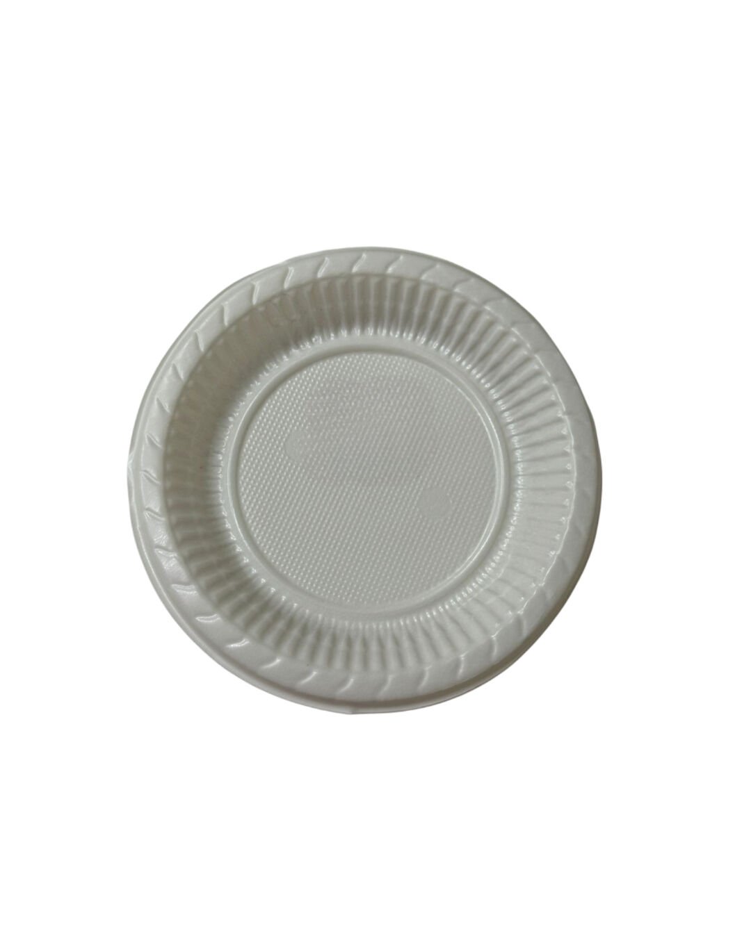 PLASTIC PLATE THICK SMALL 17 CM (Pack of 50 Pieces)