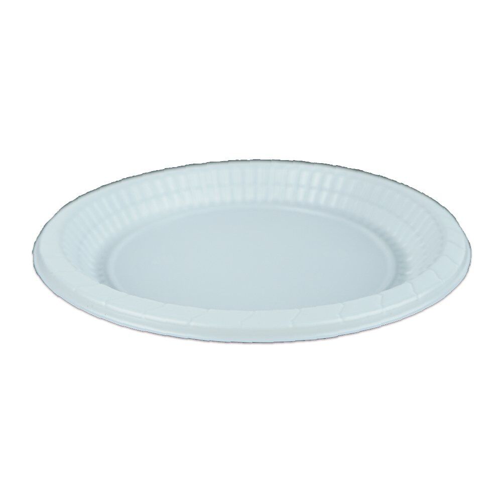 PLASTIC PLATE COLORED 17 CM (Pack of 25 Pieces)