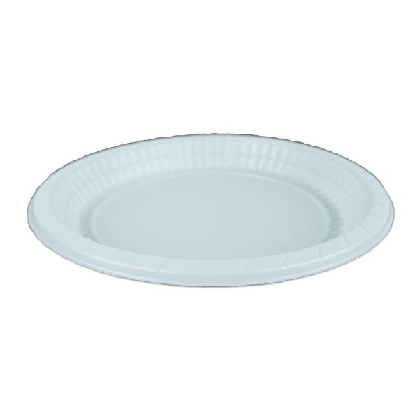 PLASTIC PLATE COLORED 17 CM (Pack of 25 Pieces)